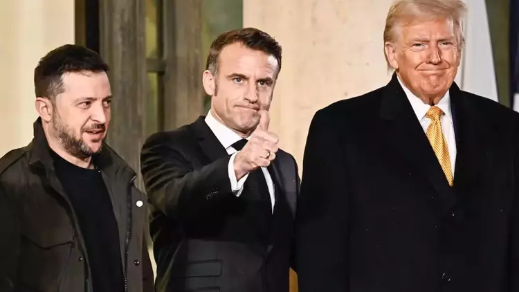 Paris’teki Üçlü Zirve: Güç Yoluyla Adil Barışa Vurgu Yapıldı
