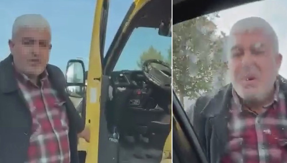 İstanbul’da Tükürük Savaşı! Trafikte Gergin Anlar